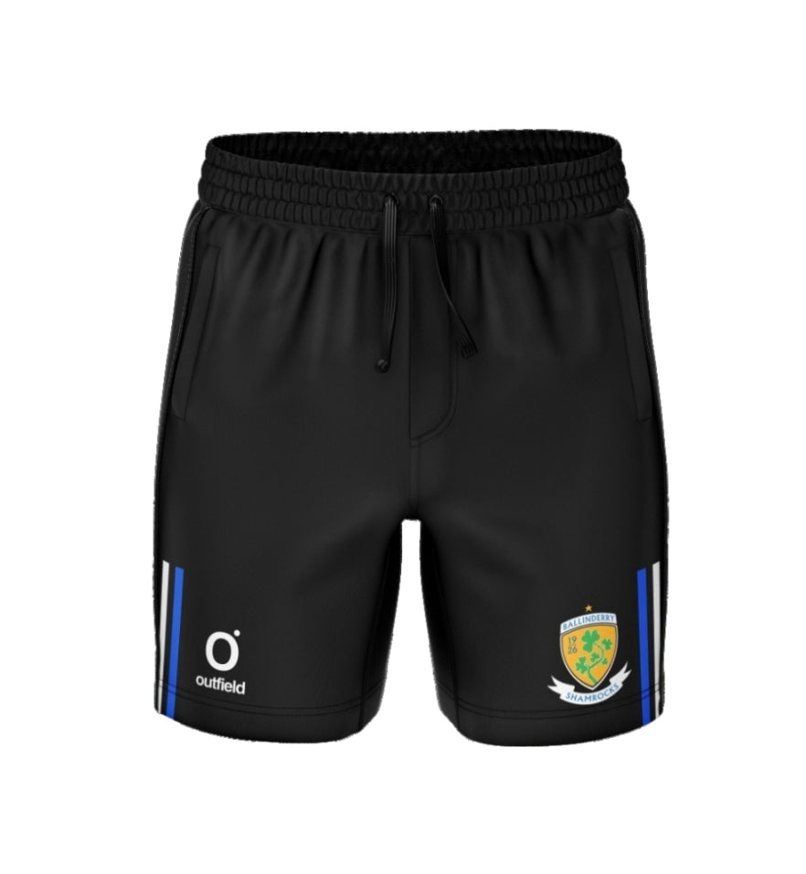 Ballinderry Shamrocks Micro-Tek Leisure Shorts