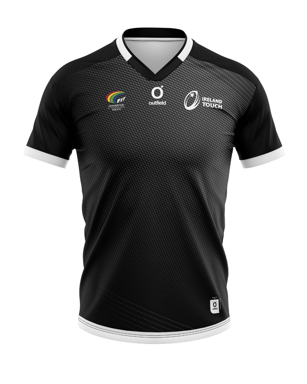 Ireland Touch Adaptek Black Jersey