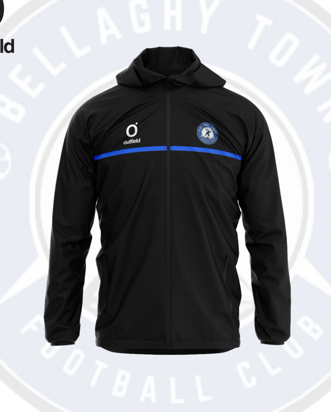 Bellaghy Town FC Hydro Shield Full Zip Hood