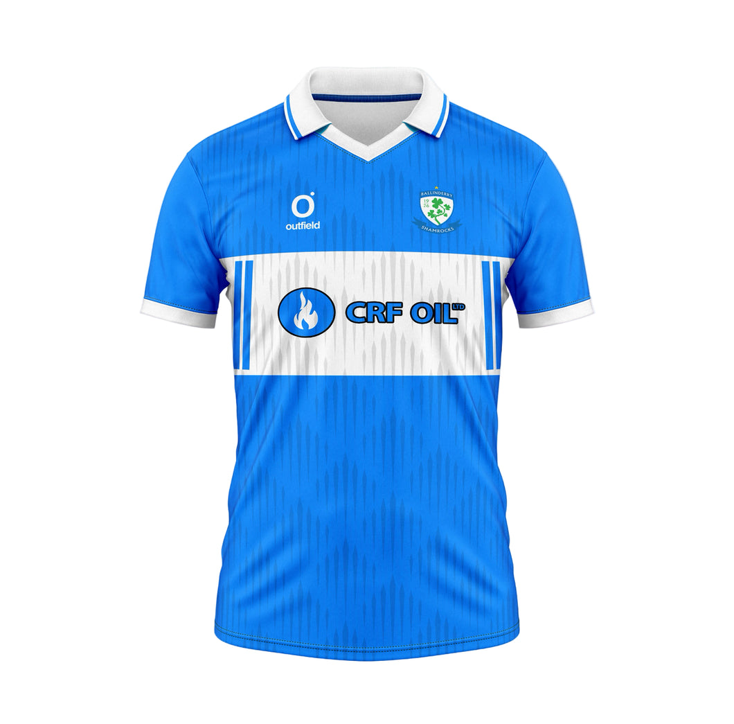 Ballinderry Shamrocks Retro Jersey Adaptek Sky Blue Playing Jersey
