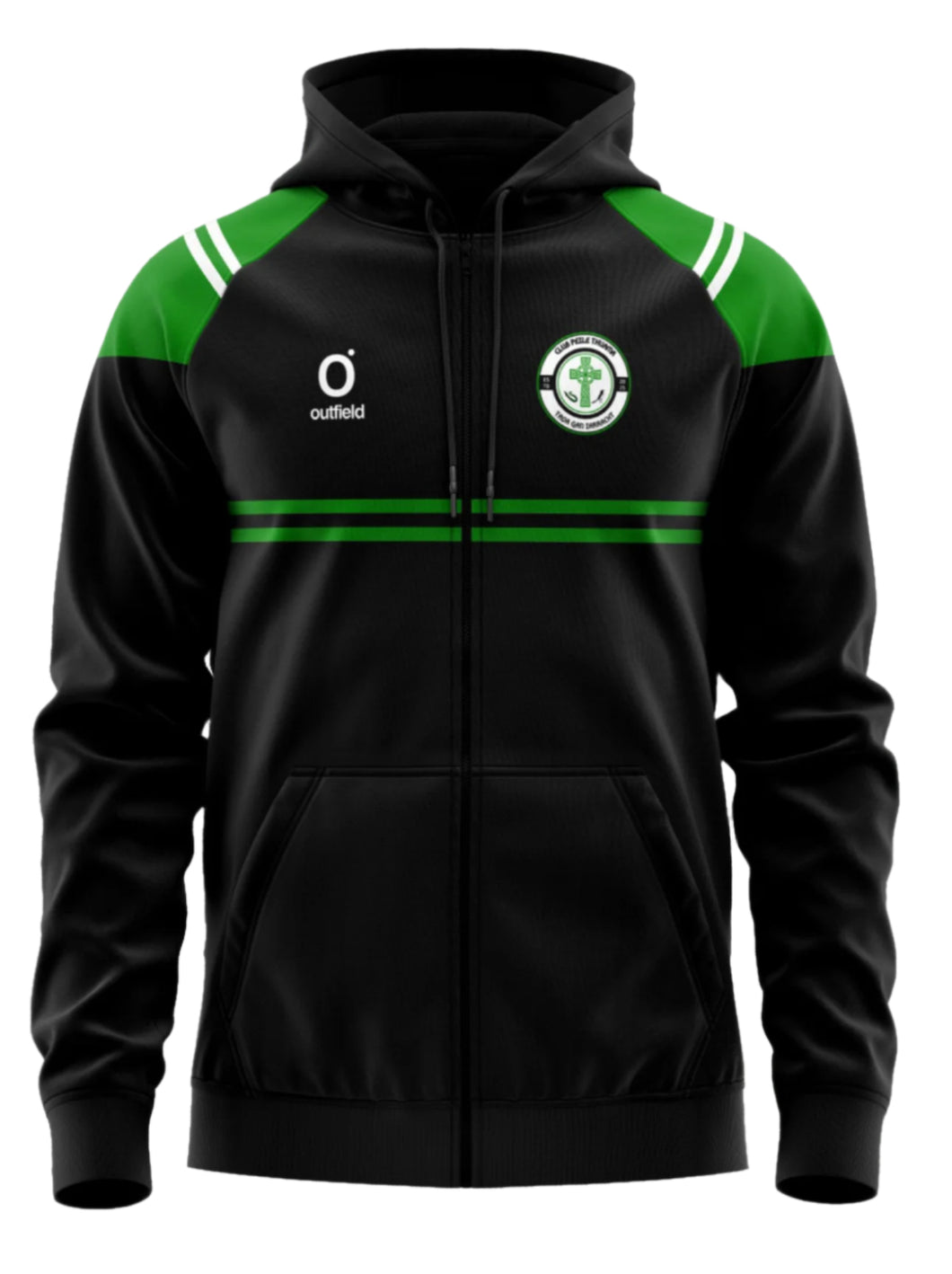 Toome FC Poly-Tek Full Zip Hoody