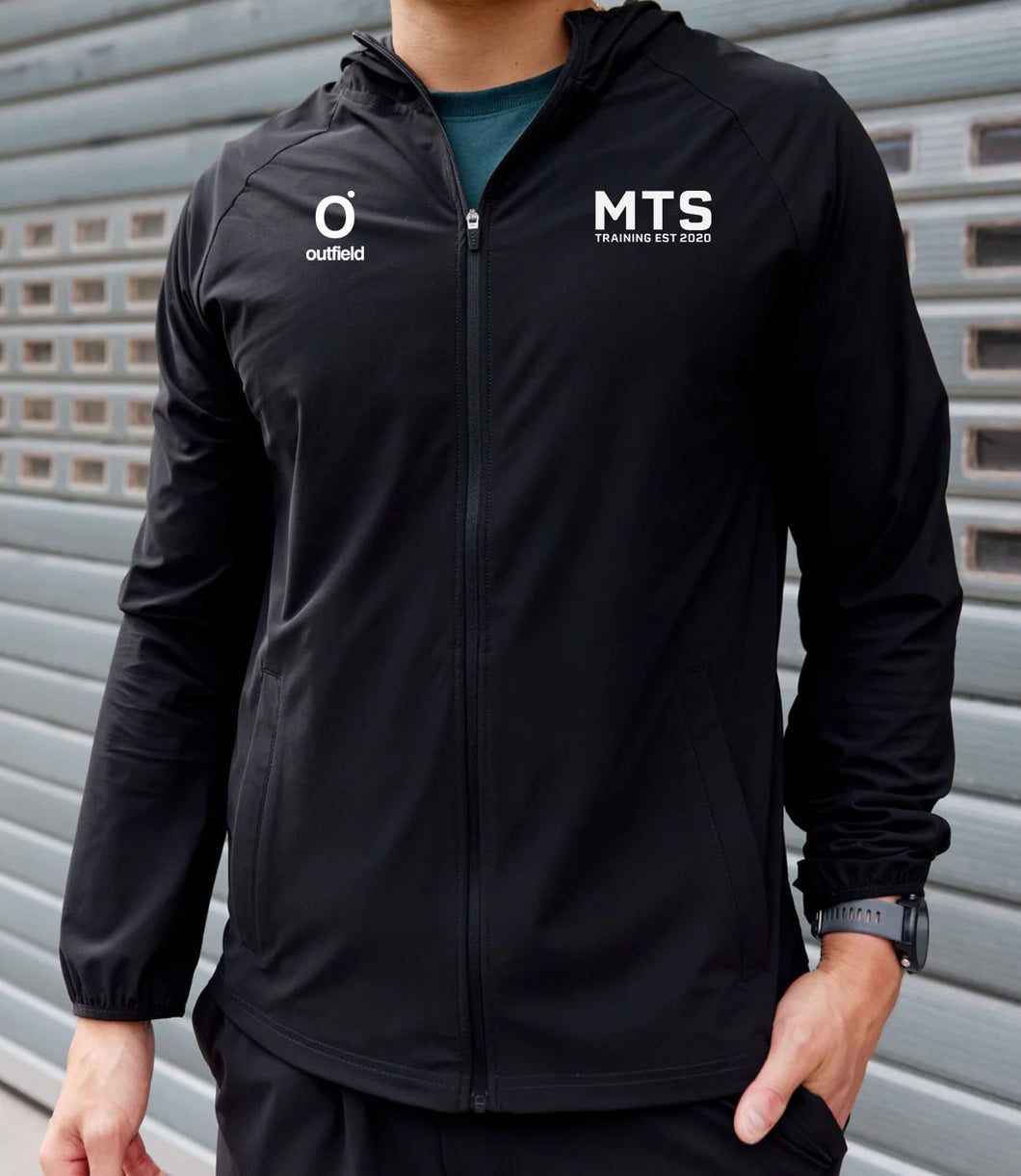MTS Training Mens Hyrox Nyla-Tek Full Zip Hooded Jacket